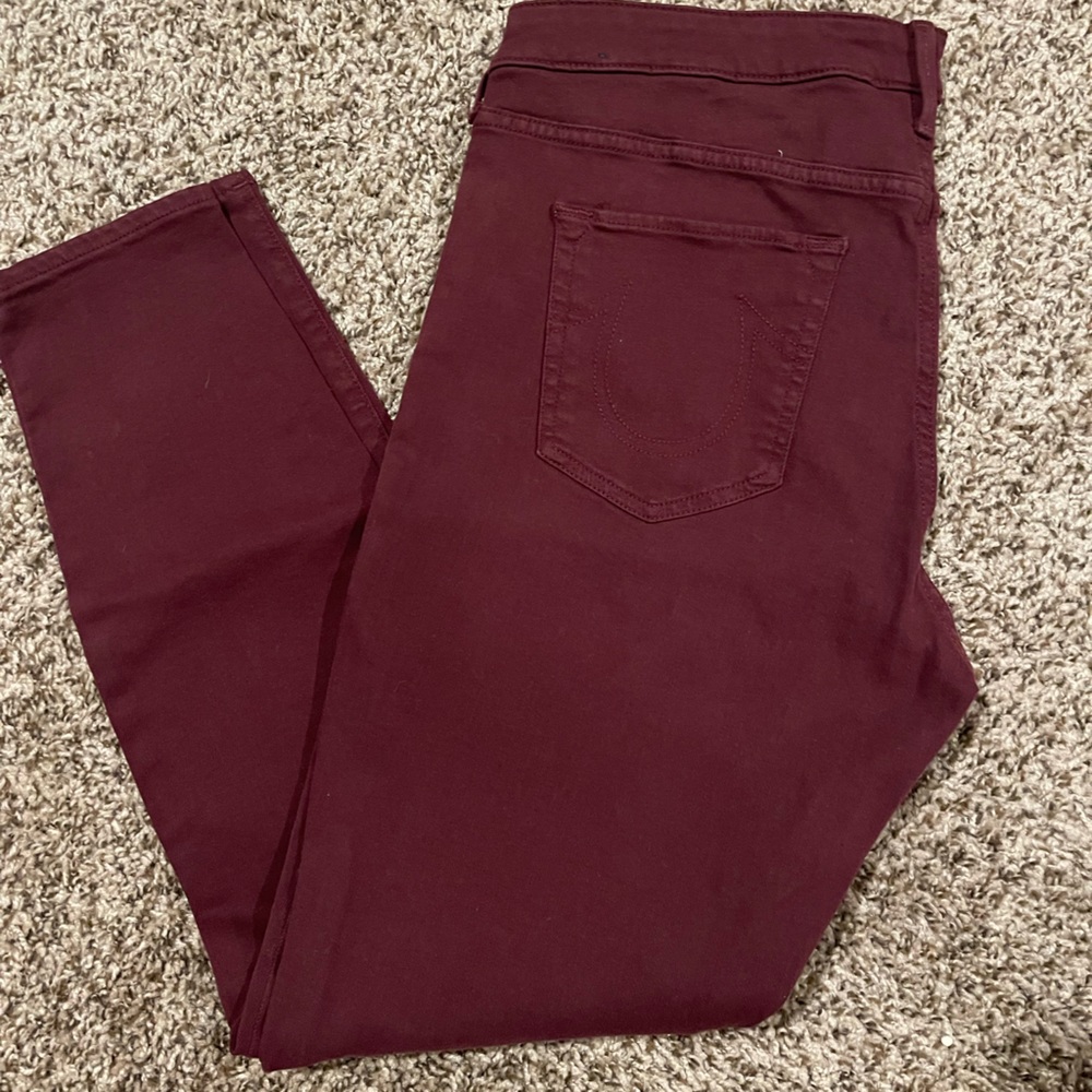 True Religion Red Jeans